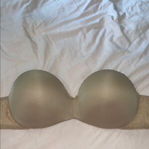 Lily of France Cream Strapless Bra